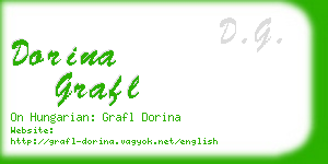 dorina grafl business card